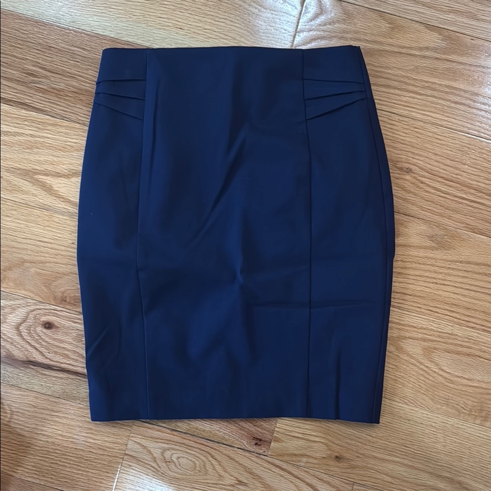 Express Navy Blue Women's Pencil Skirt (stretch)